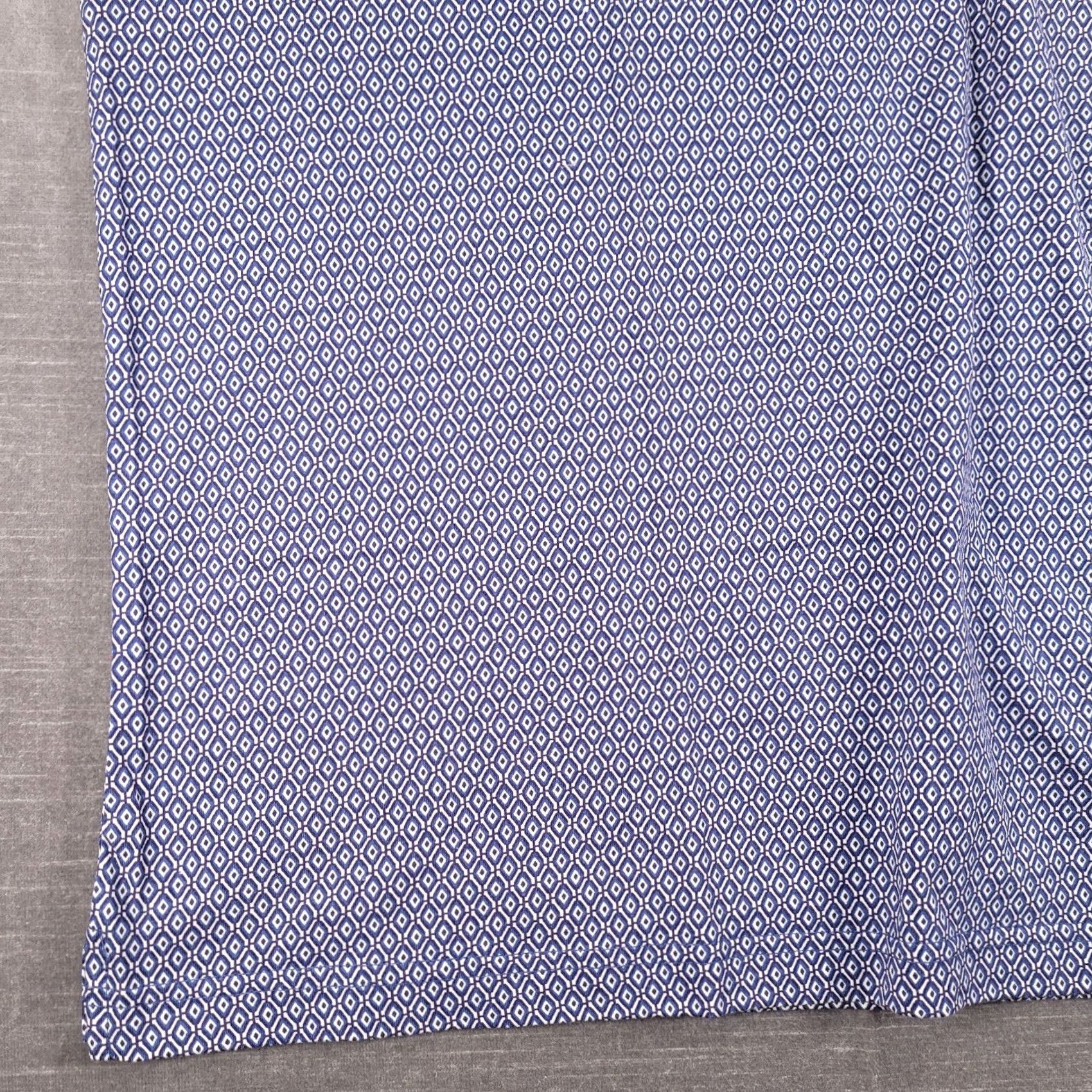 Vintage Knightsbridge Polo Shirt Geometric Print Short Sleeve Casual Top Large Blue Mens Size US L / EU 52-54 / 3 - 6 Thumbnail