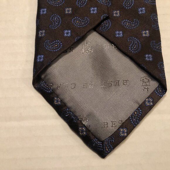 Robert Talbott Robert talbott men's new brown silk tie 3 1/2" X 58 1/2" Size ONE SIZE - 5 Thumbnail