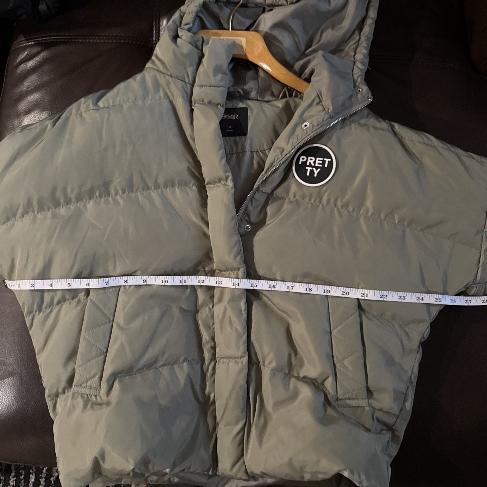 & Other Stories Semir Women’s Puffer Jacket Sz M Gray “Pretty” Logo Size M / US 6-8 / IT 42-44 - 11 Thumbnail