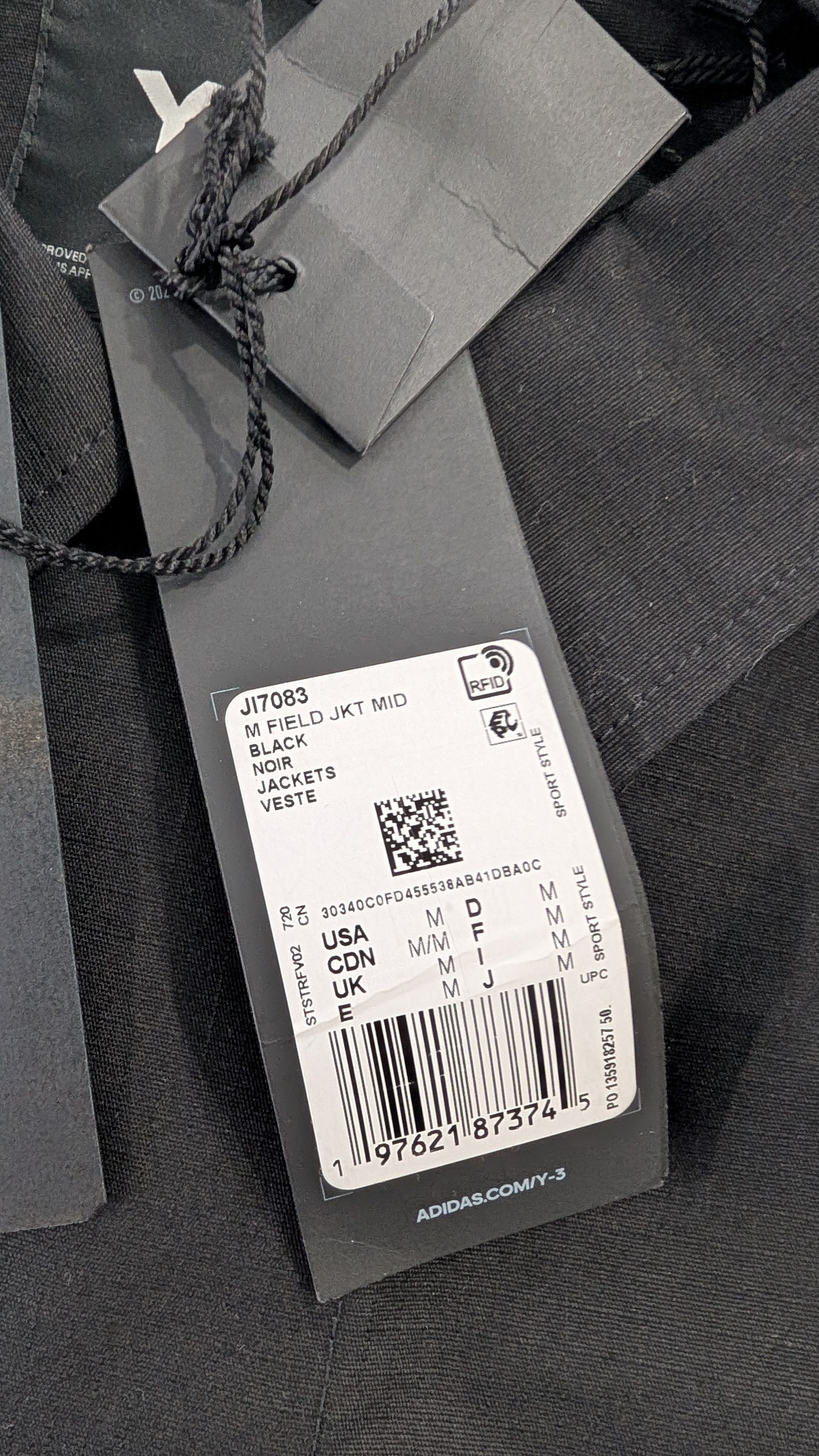 Adidas × Y-3 Adidas x Y-3 Field Shirt Jacket M Black JI7083 Yohji Size US M / EU 48-50 / 2 - 15 Thumbnail