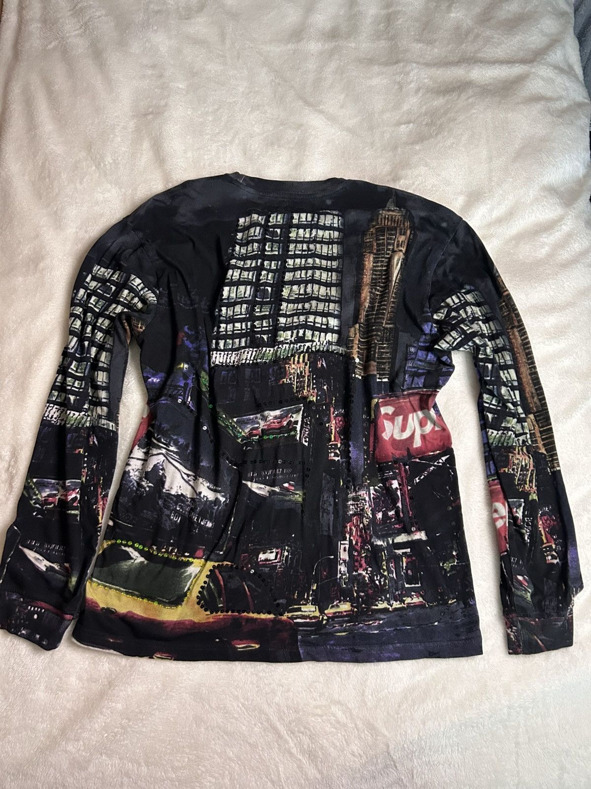 Supreme Supreme skyline sequin L/S top night Size US M / EU 48-50 / 2 - 2 Thumbnail
