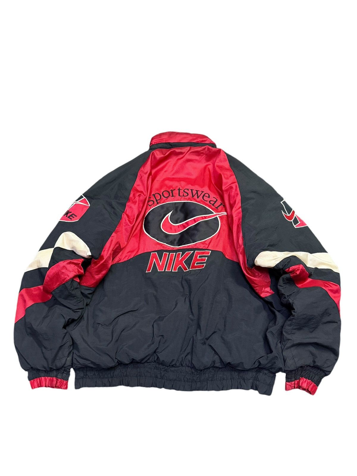 Nike Vintage 90s Nike Sportswear Jacket Big Logo Size US L / EU 52-54 / 3 - 6 Thumbnail
