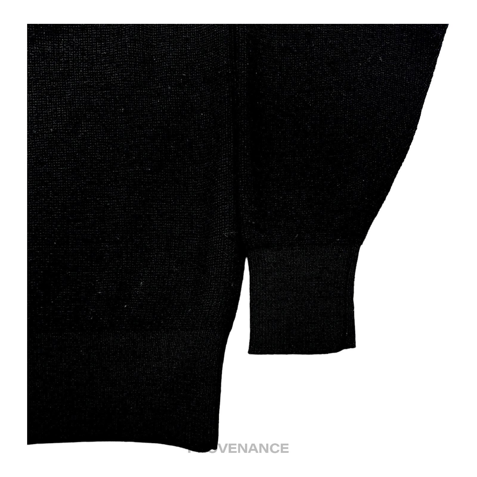 Dior 🔴 Christian Dior Sports Crewneck Wool Sweatshirt - Black L Size US L / EU 52-54 / 3 - 4 Thumbnail