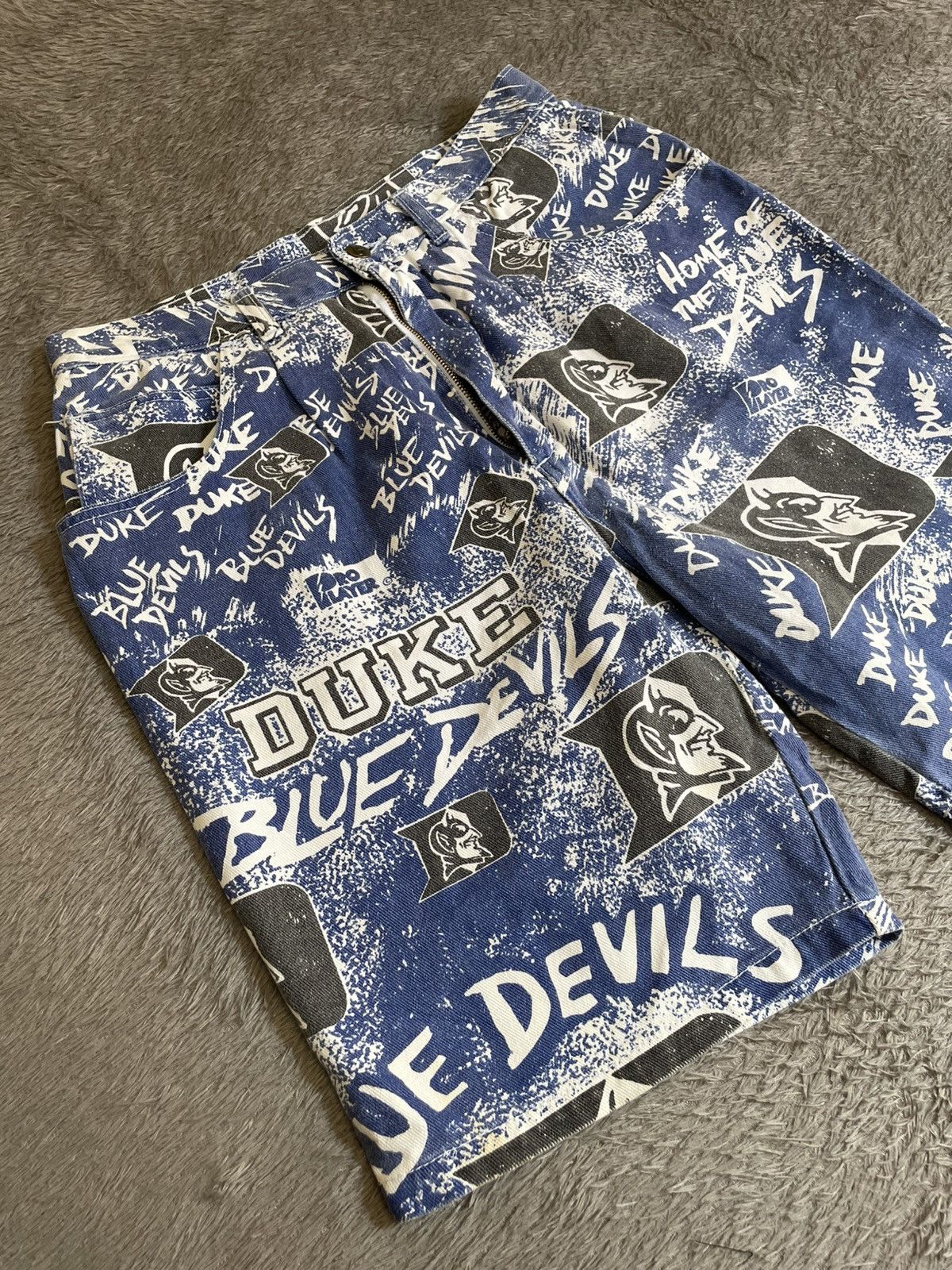 Pro Player Vintage Pro Player Duke Blue Devils full print jorts denim Size US 34 / EU 50 - 2 Thumbnail