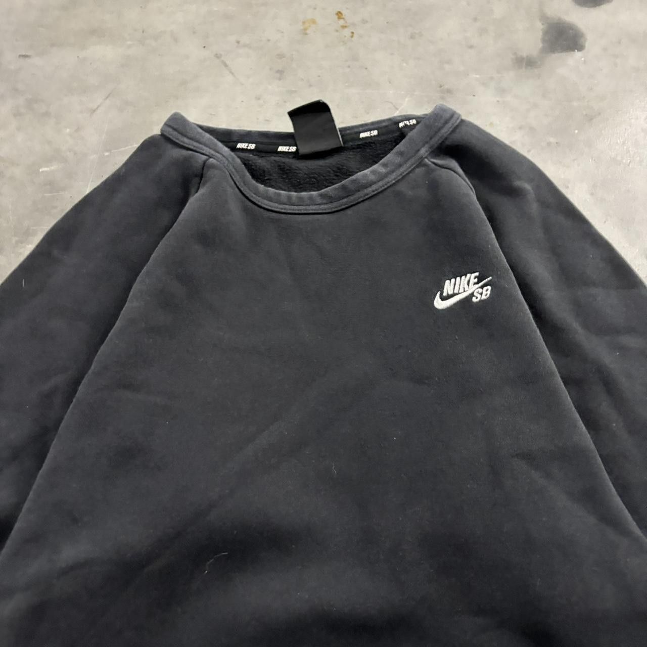 Nike Crazy Vintage Y2K/2000s Black Nike SB Streetwear Essential Sweatshirt! Size S Size US S / EU 44-46 / 1 - 2 Thumbnail