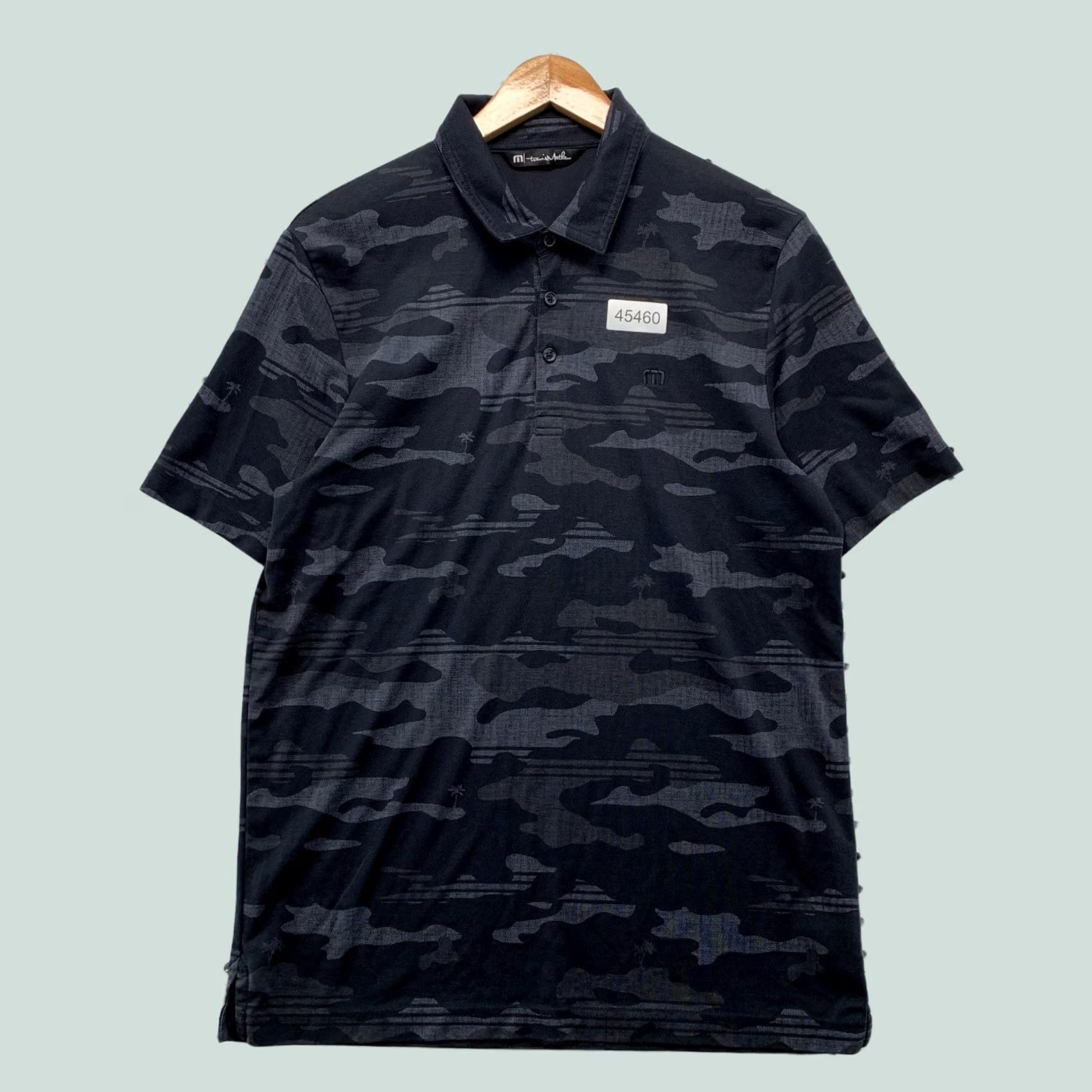 TravisMathew Travis Mathew Polo Shirt Mens Large Camouflage Golf Work Casual Size US L / EU 52-54 / 3 - 1 Thumbnail