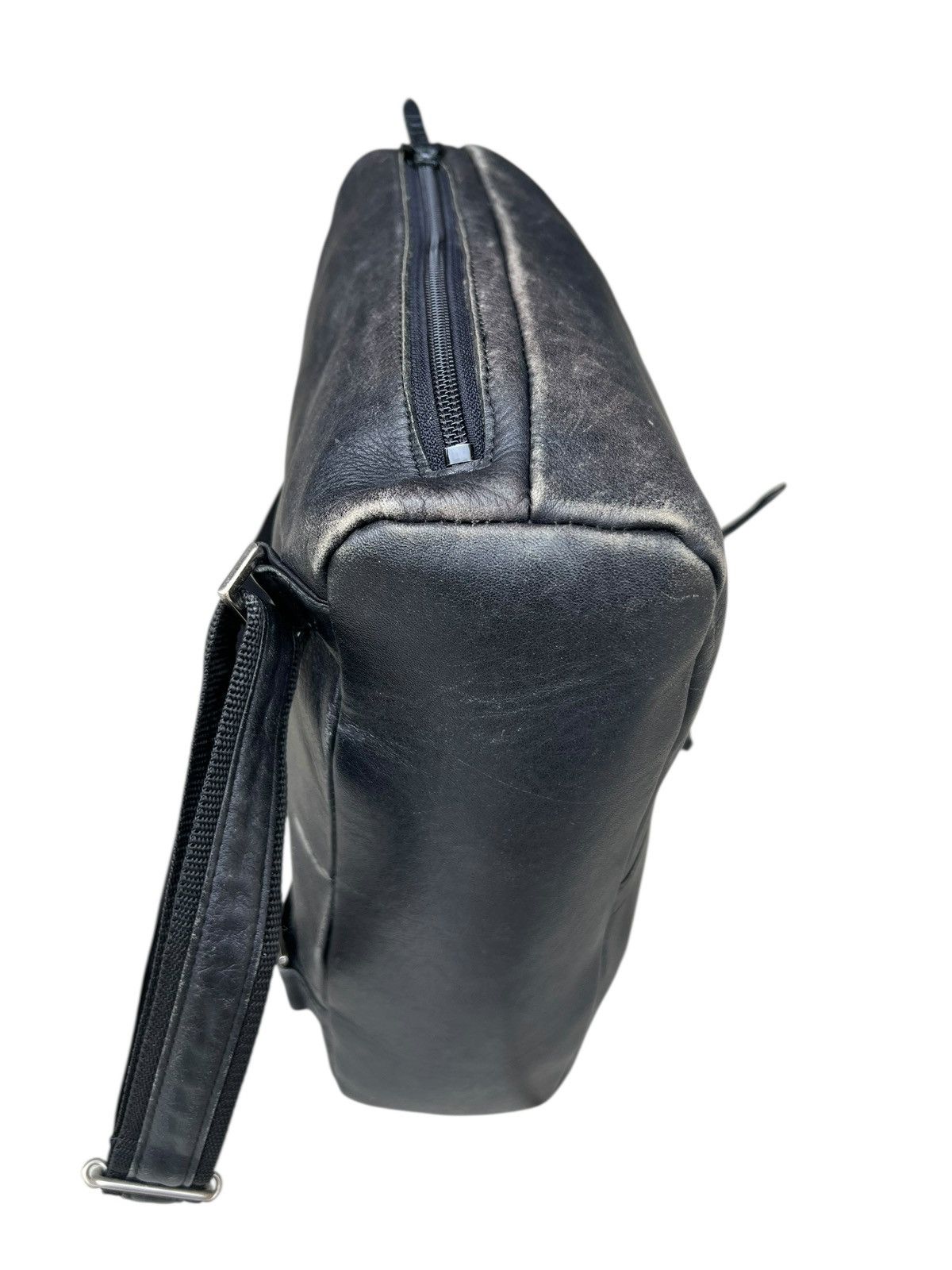 Leather Spiaggia Japan Faded Patina Leather Backpack Rucksack Bag Size ONE SIZE - 11 Thumbnail