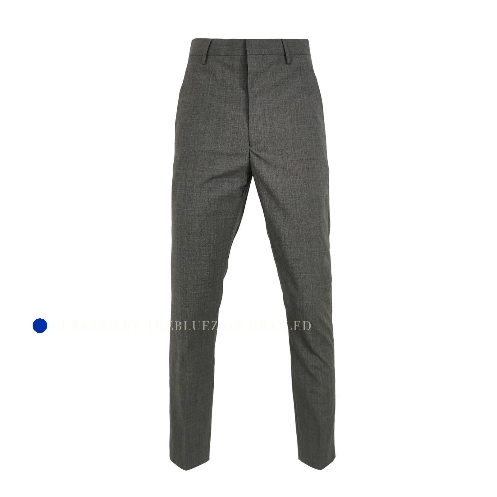 Prada Elegant Gray Wool Trousers, Size 28 Size US 28 / EU 44 - 1 Thumbnail