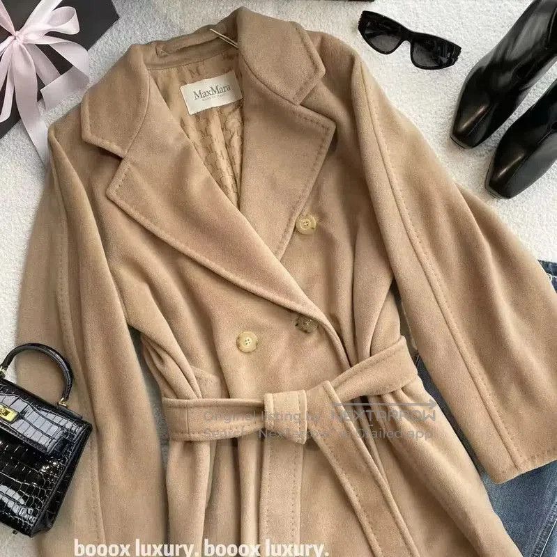 Max Mara MaxMara Camel Wool Women's Coat . Size XXS / US 00 / IT 34 - 4 Thumbnail