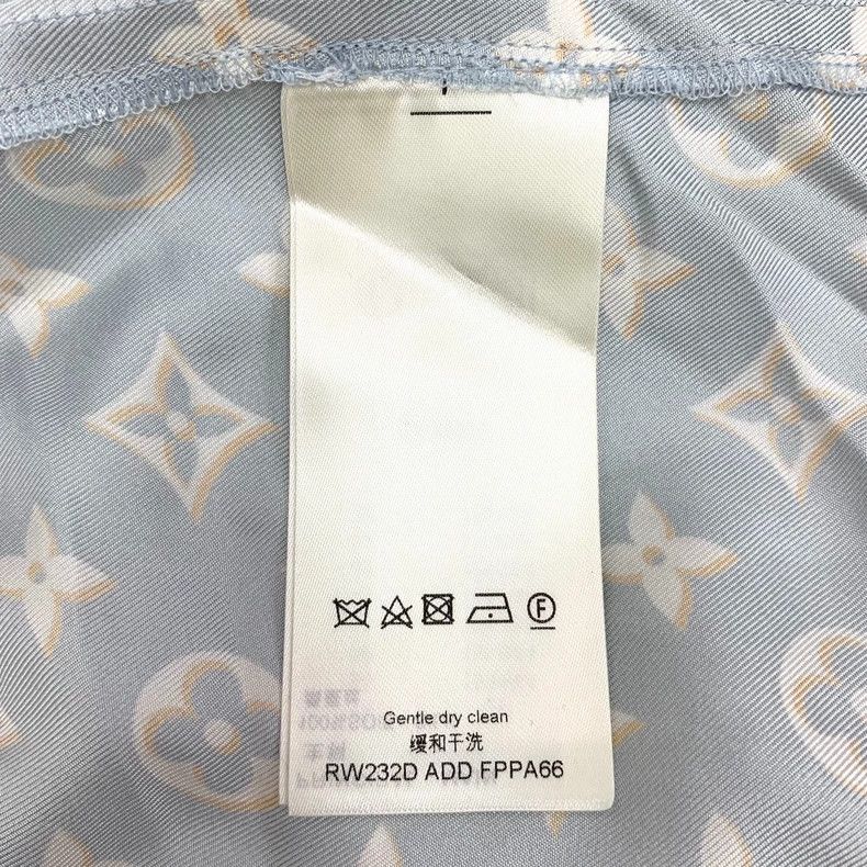 Other Louis Vuitton 23 light blue logo presbyopic mulberry silk Size 35" - 7 Thumbnail