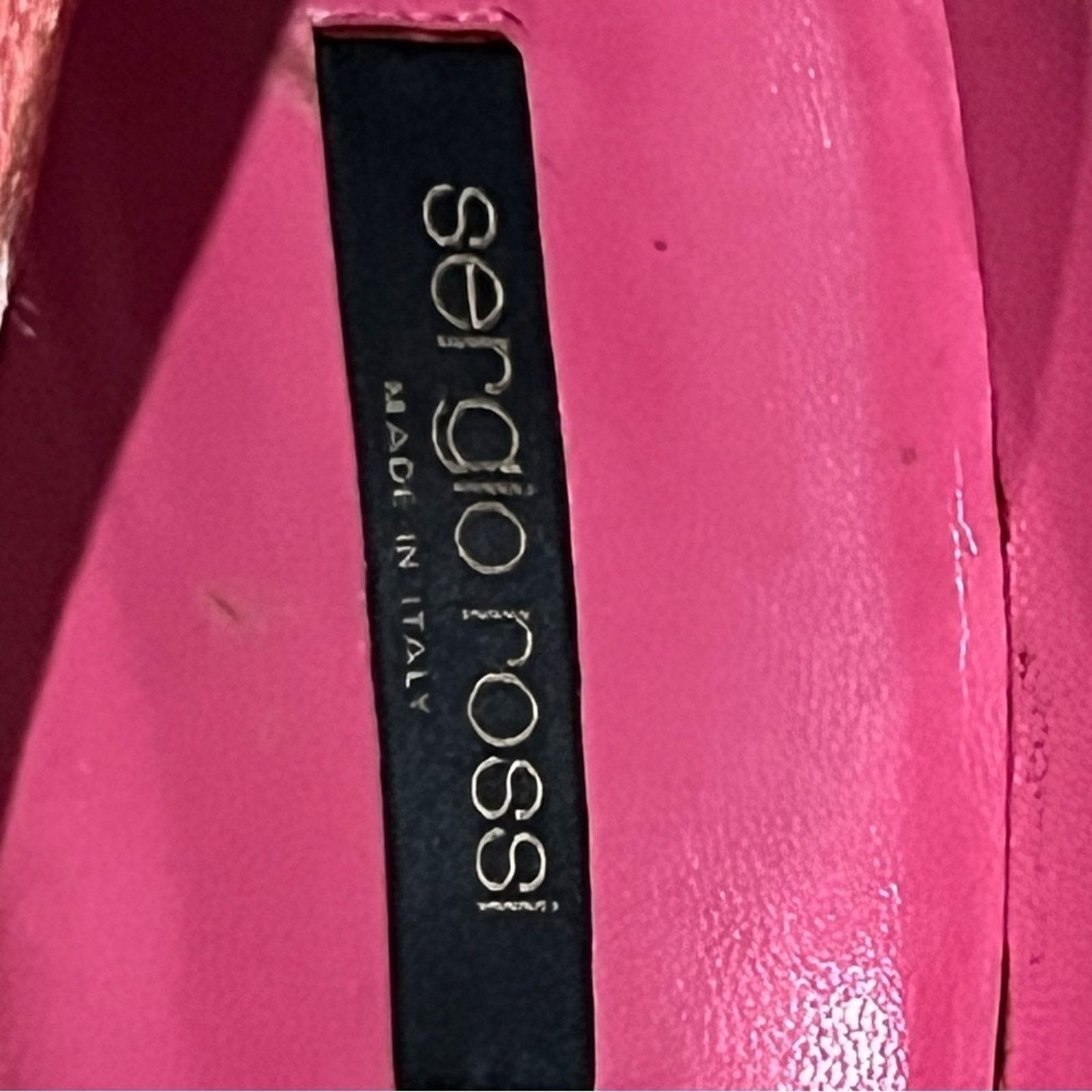 Sergio Rossi Sergio Rossi Stingray Snake Pink Steel Heel Pump 39 US 8.5 Size US 8.5 / IT 38.5 - 13 Thumbnail