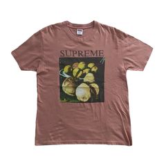 Supreme still life 2024 tee terra cotta