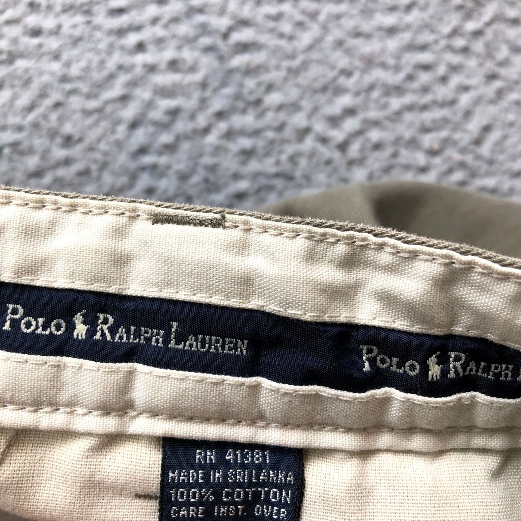 Polo Ralph Lauren Polo Ralph Lauren Chino Pants Mens 32X30 Khaki Twill Dress Pockets Brown Twill Regular Fit Casual Belt Logo Pocket N/A Size US XS / EU 42 / 0 - 3 Thumbnail