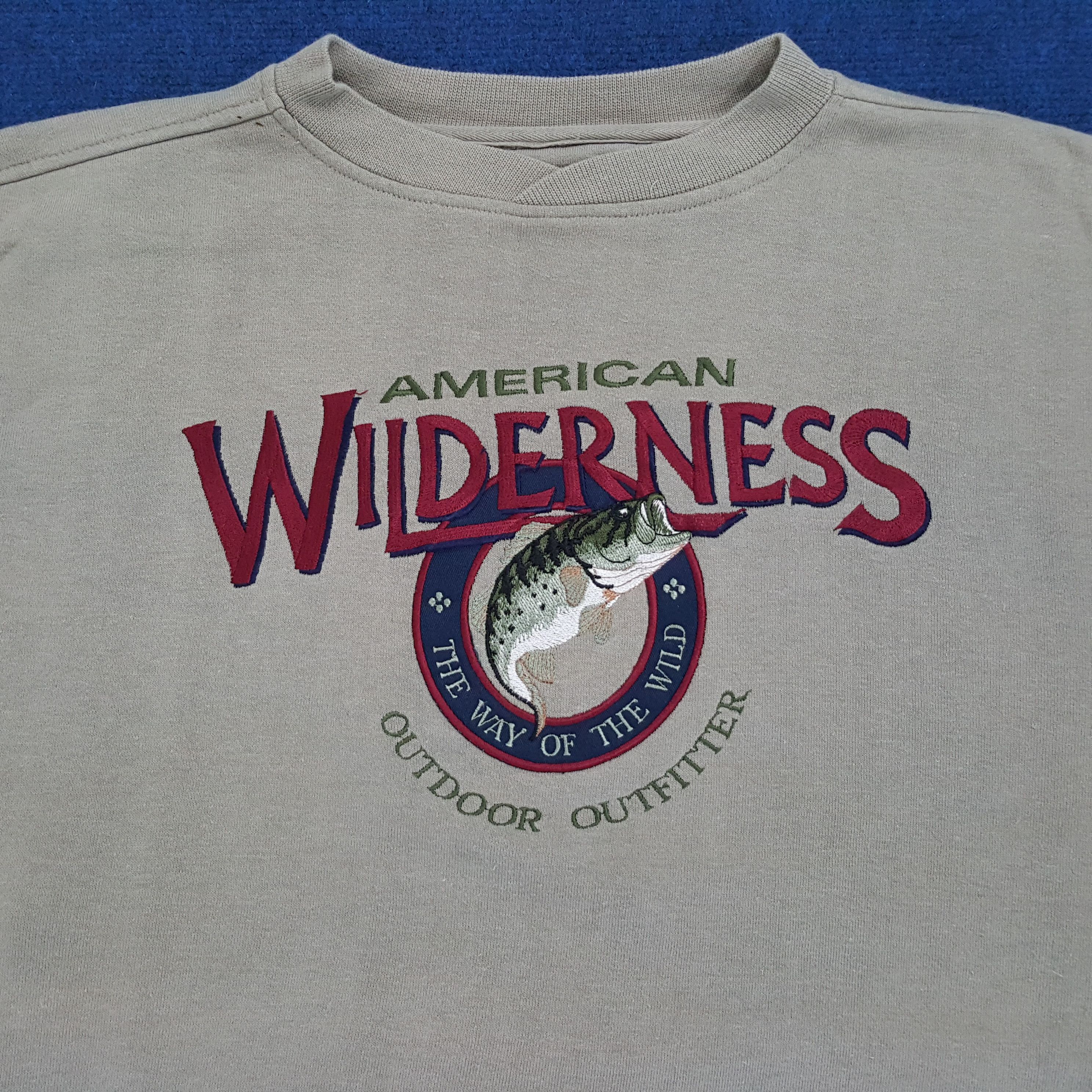Vintage Vintage America Wilderness Outdoor Outfitter Sweatshirt Size US XXL / EU 58 / 5 - 2 Thumbnail