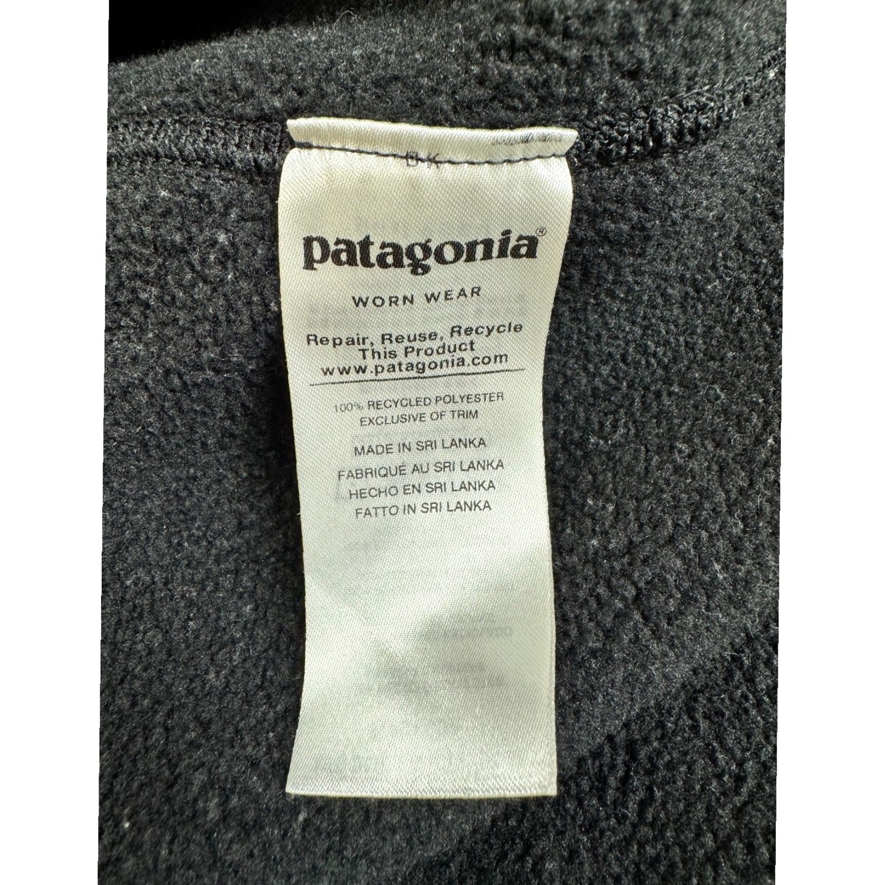 Patagonia VINTAGE Patagonia Women's Better Sweater 1/4 Zip Jacket Size M Black Company Logo Size M / US 6-8 / IT 42-44 - 7 Thumbnail