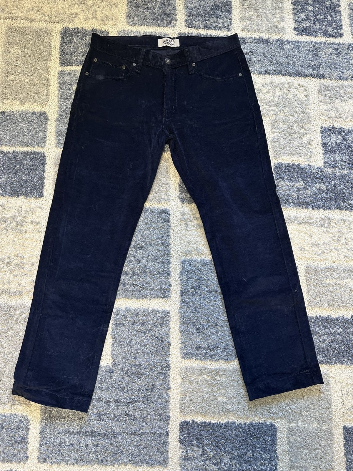 Naked & Famous Comfort Cords navy Size US 34 / EU 50 - 1 Thumbnail