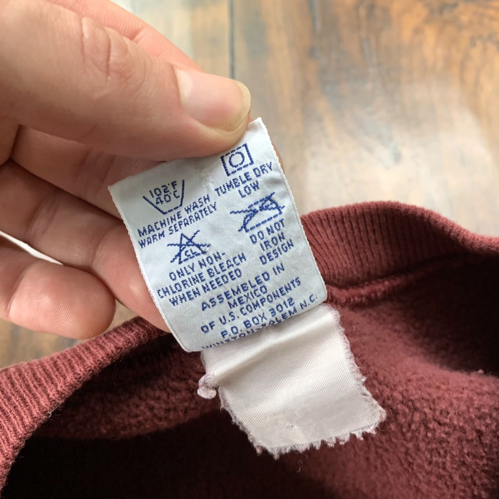 Champion VINTAGE Champion 90s Maroon Reverse Weave Sweatshirt XL Athletic Logo USA Mens Size US XL / EU 56 / 4 - 7 Thumbnail