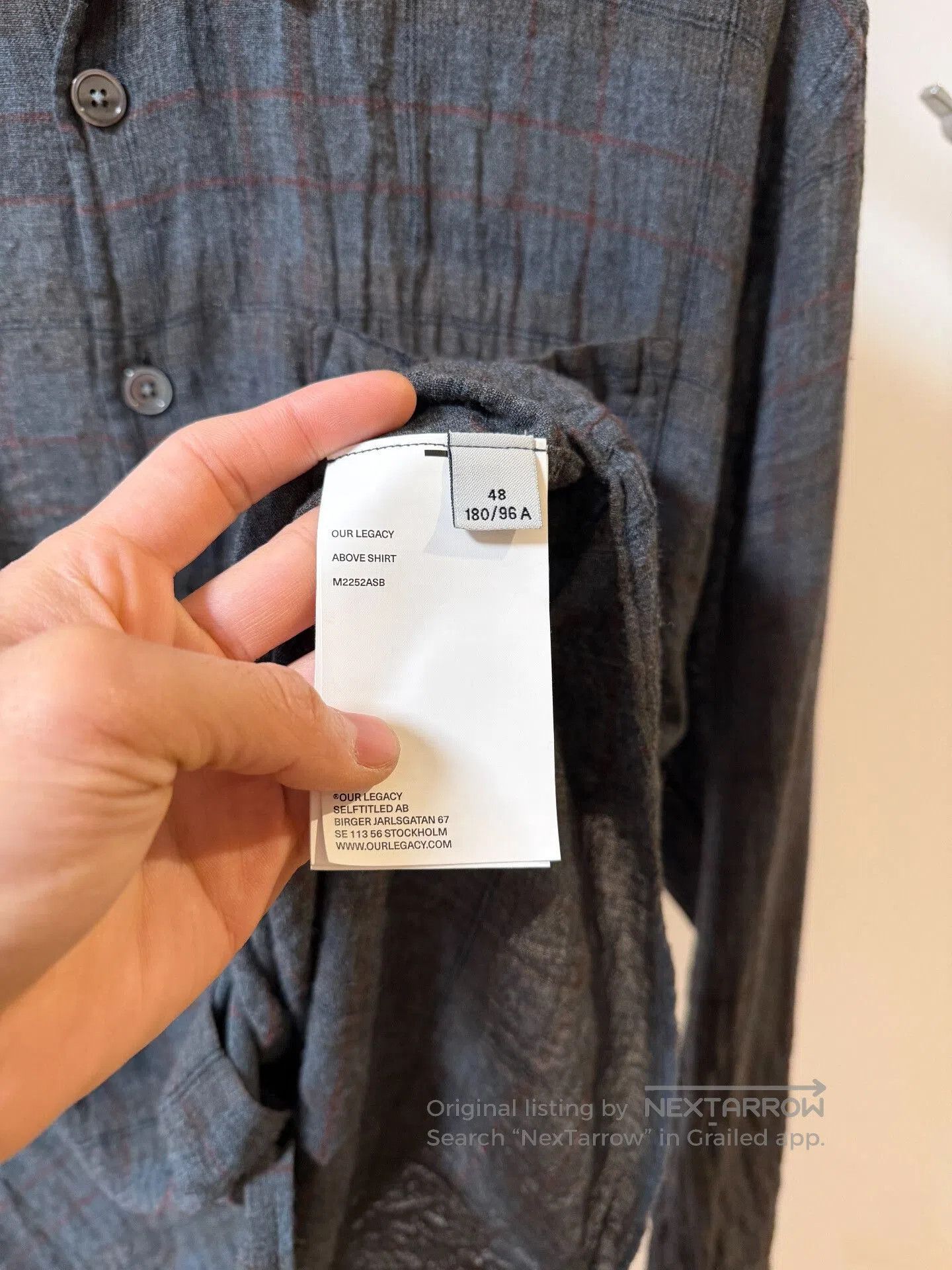 Our Legacy Our Legacy Above Shirt. Size US M / EU 48-50 / 2 - 6 Thumbnail