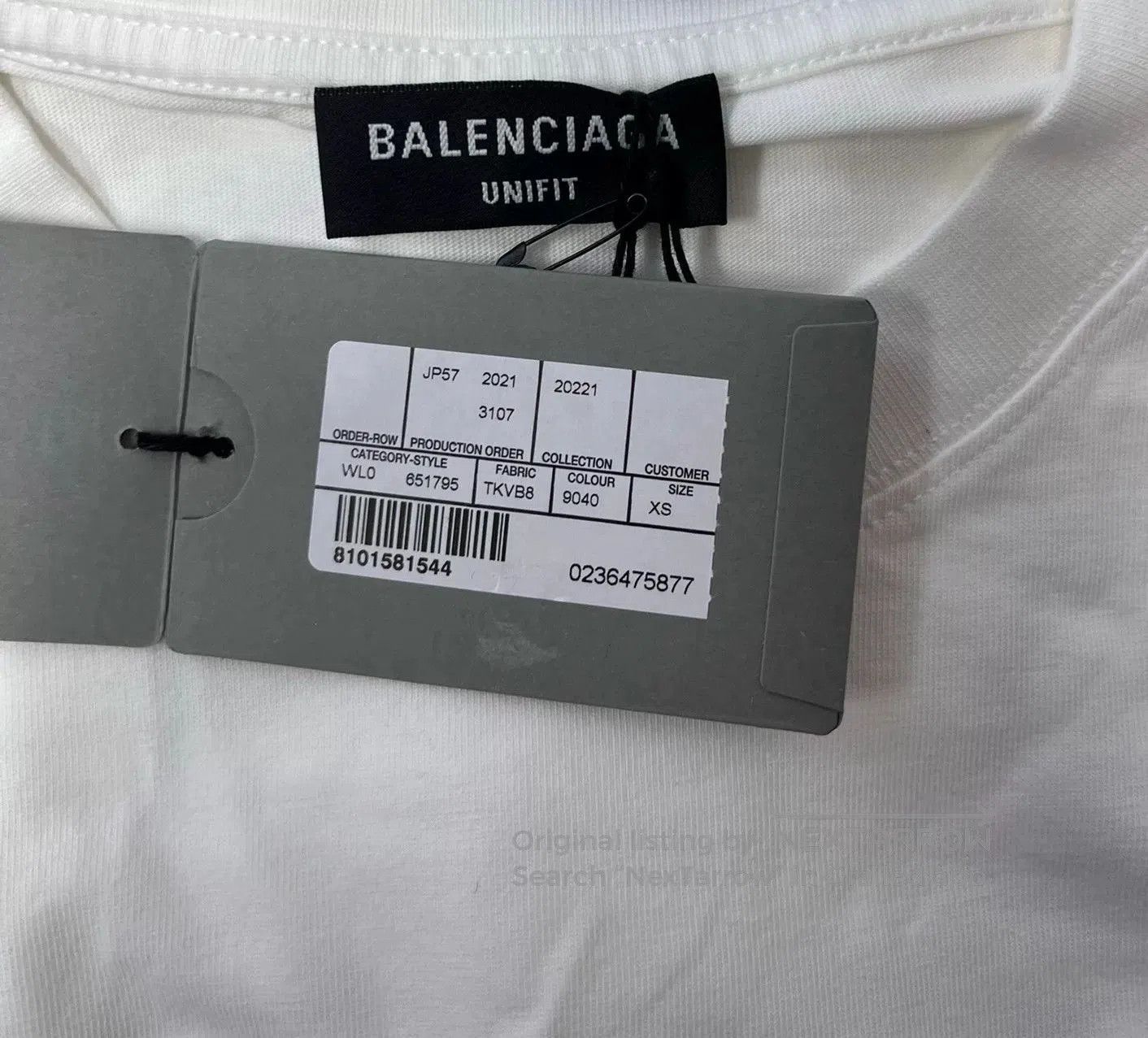 Balenciaga Balenciaga Destroyed Hole Short Sleeve T. Size US XS / EU 42 / 0 - 5 Thumbnail