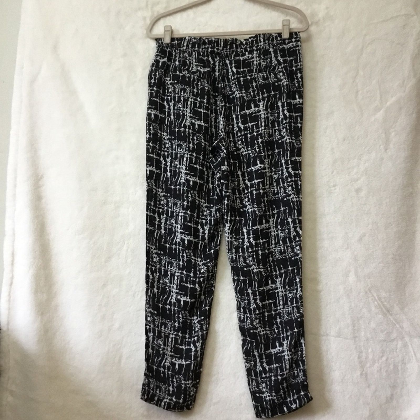 Other Bishop + Young Black Pattern Sheer Pants Size 32" / US 10 / IT 46 - 5 Thumbnail