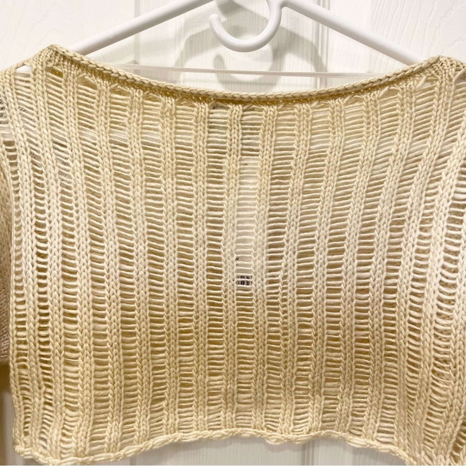 Urban Outfitters Urban Outfitters Ladder-Knit Shrug Sweater M Size M / US 6-8 / IT 42-44 - 4 Thumbnail