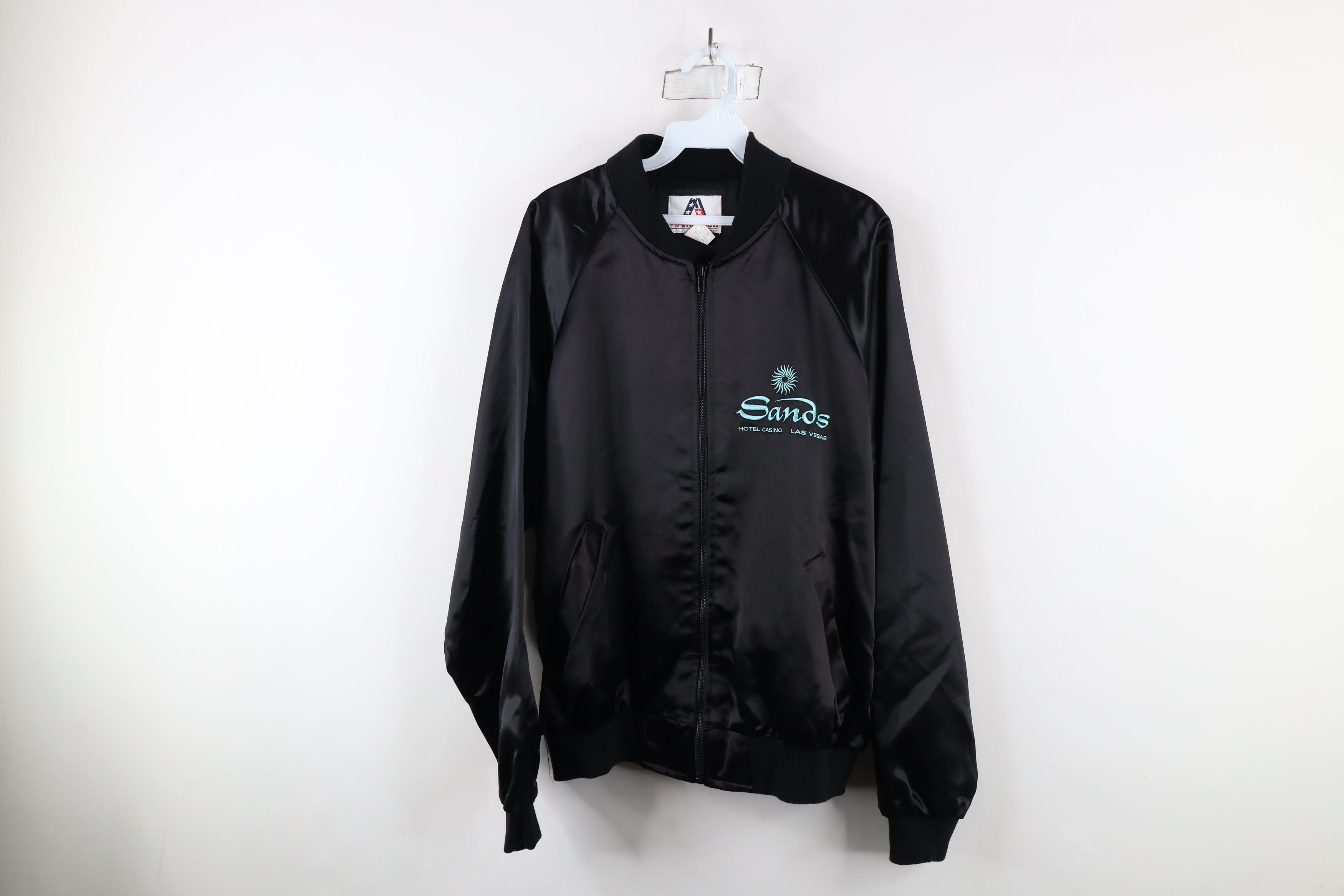 Vintage Vintage 90s Hotel Casino Las Vegas Satin Bomber Jacket USA Size US L / EU 52-54 / 3 - 1 Thumbnail