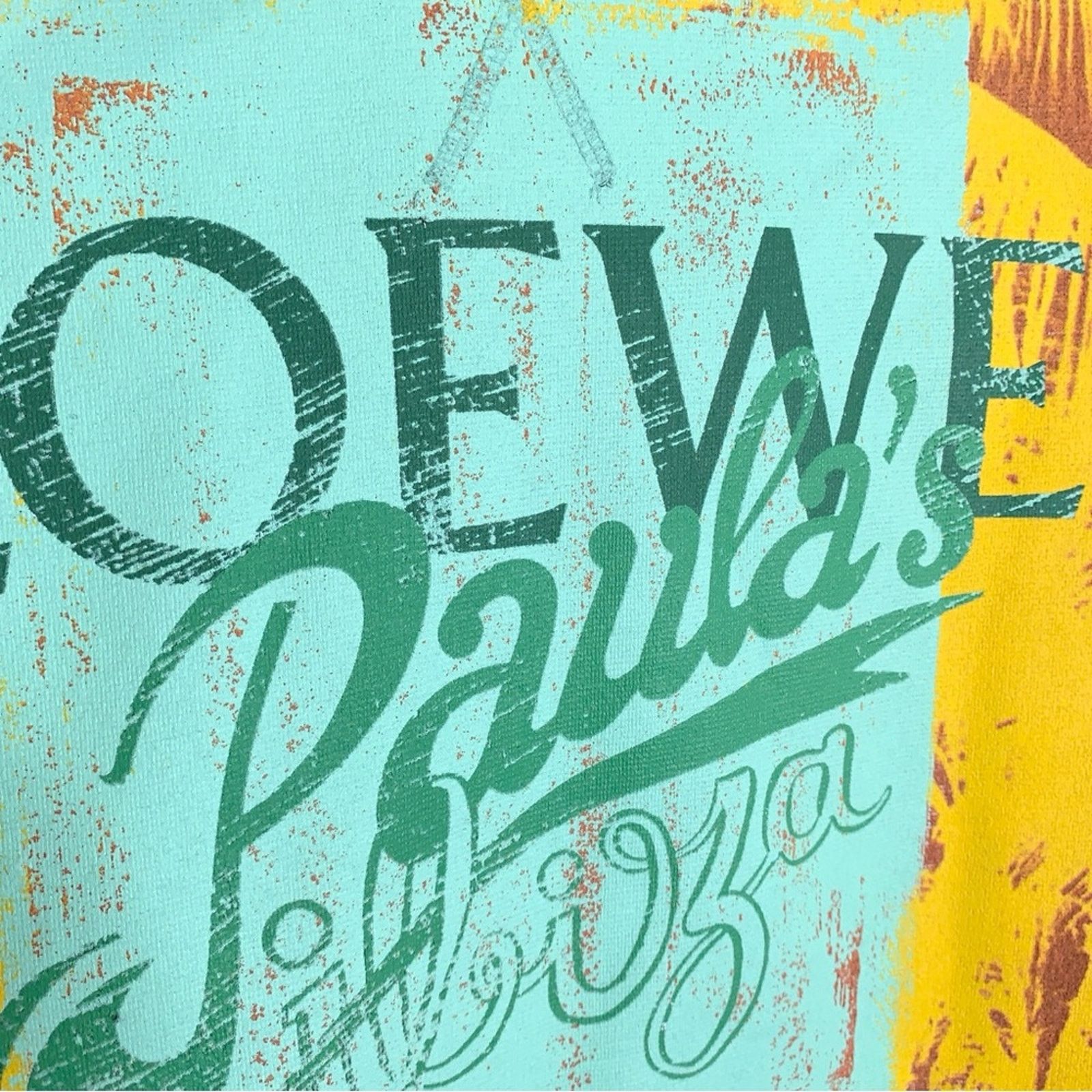 Loewe Loewe x Paula’s Ibiza Palm Print Logo Hoodie Graphic Black Size US XL / EU 56 / 4 - 7 Thumbnail