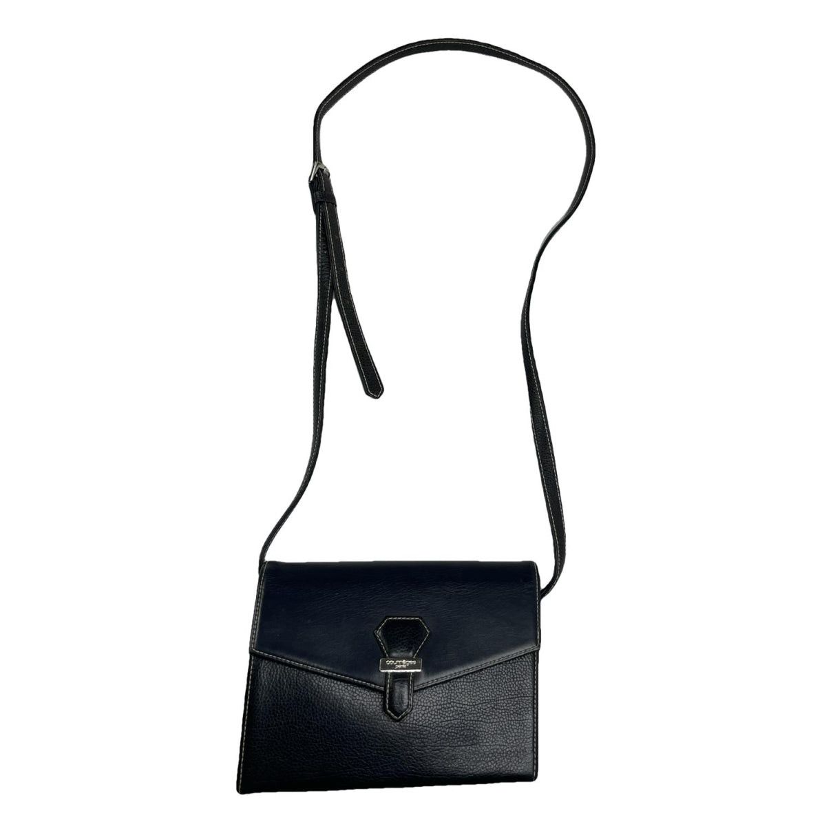 Courreges Courrèges Navy Leather Handbag Size ONE SIZE - 1 Thumbnail