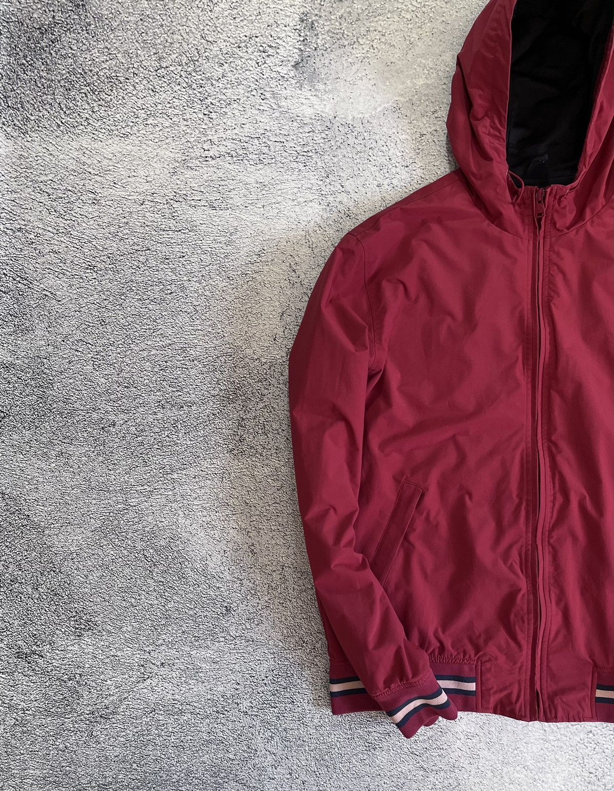 Fred Perry Fred Perry Men’s Jacket Vintage Red Polyamide Full Zip SizeM Size US M / EU 48-50 / 2 - 3 Thumbnail