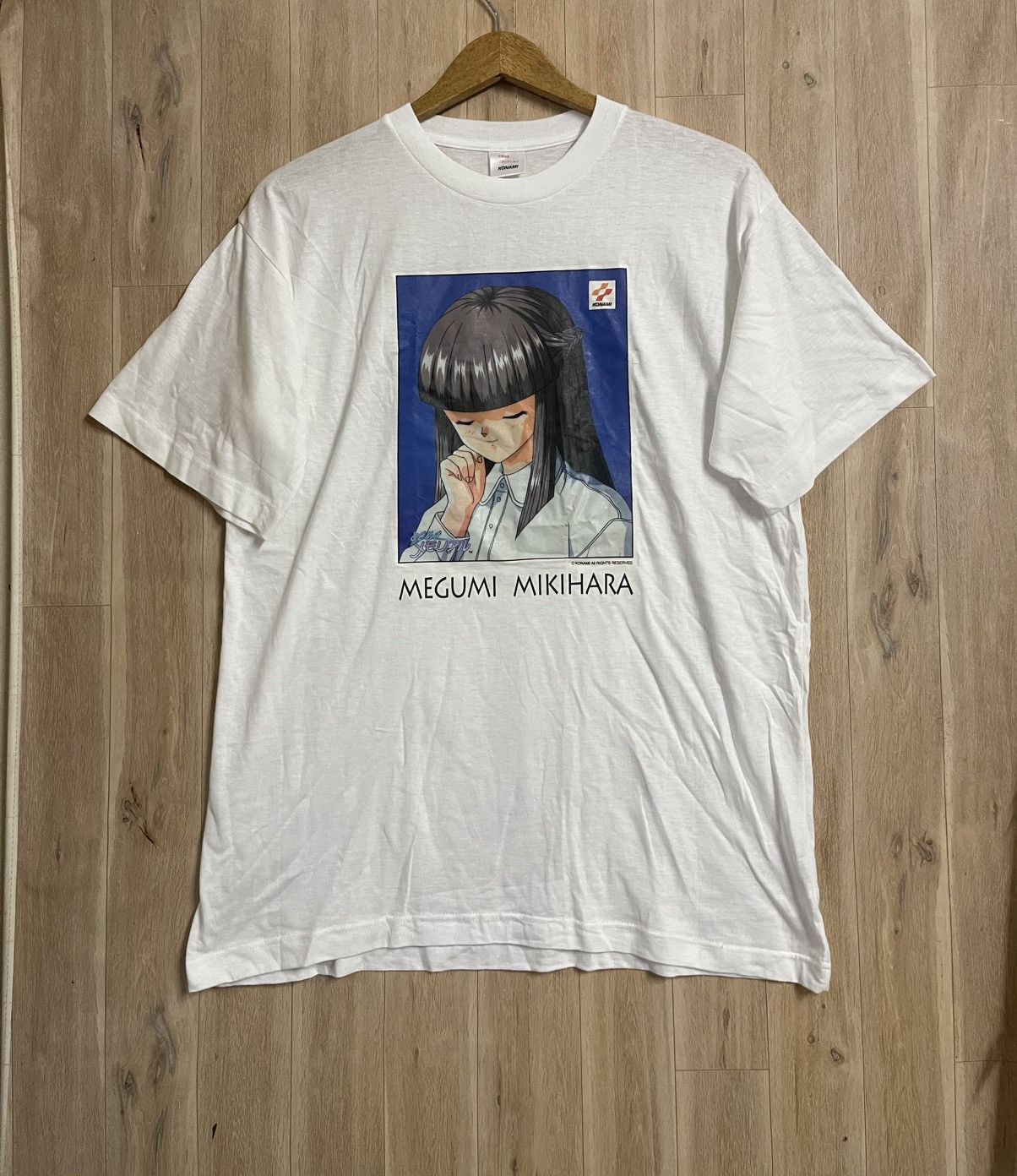 Anime Vintage Anime T shirt Megumi Mikihara Tokimeki Memorial Rare Size US L / EU 52-54 / 3 - 1 Thumbnail