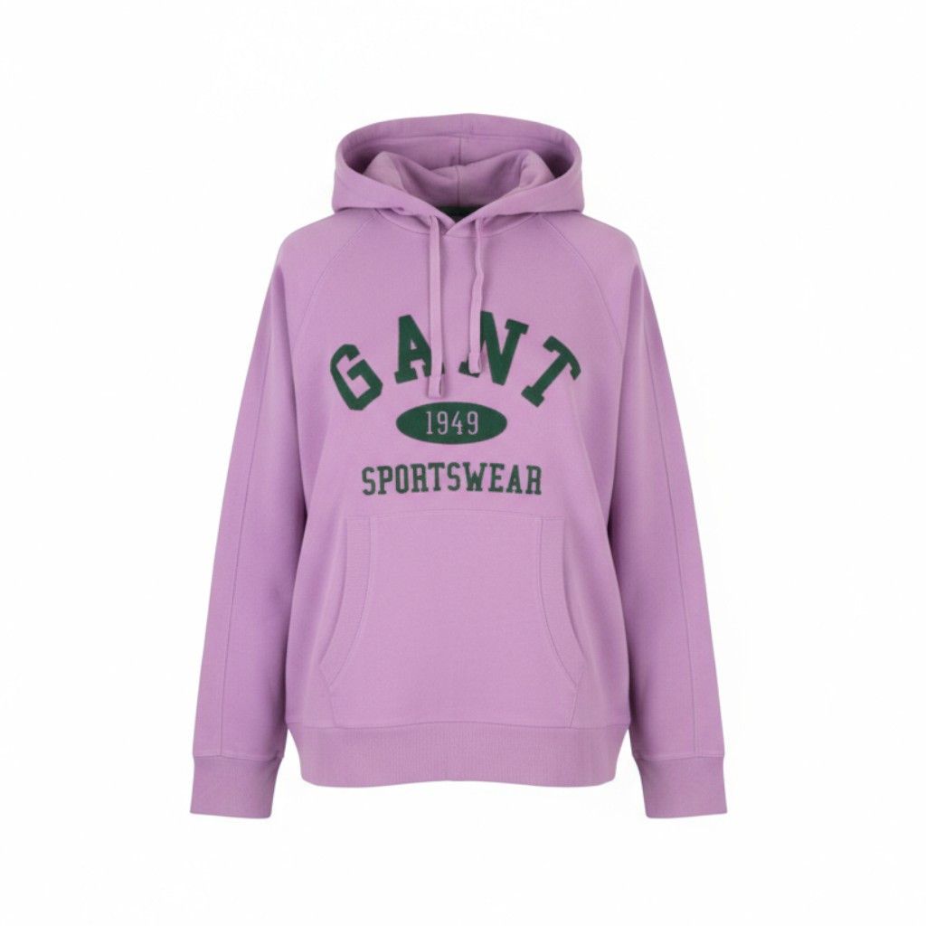 Gant COLLEGIATE XL Orchid Lilac Hoodie 87218 Size US XL / EU 56 / 4 - 1 Thumbnail