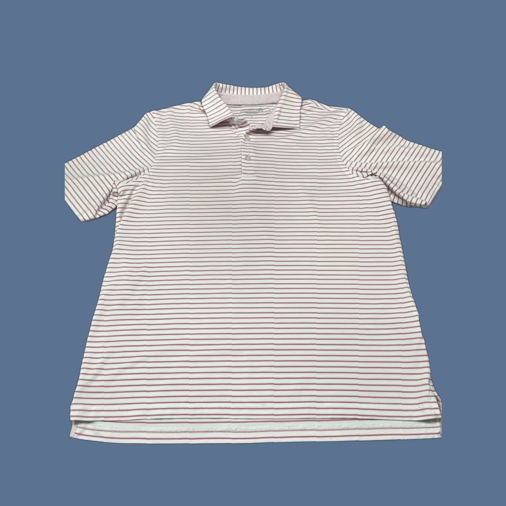 Vineyard Vines Vineyard Vines Jim Nantz Polo Men L Pink Stripe Shirt Mens Regular Short Sleeve Golf Polo Size US L / EU 52-54 / 3 - 1 Thumbnail