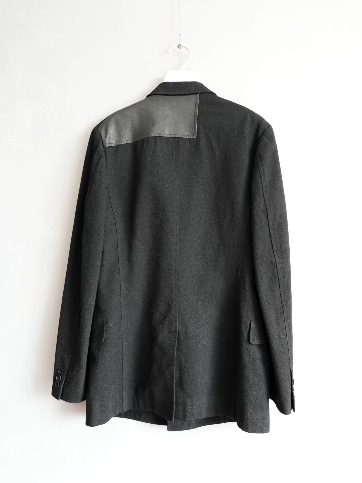 Yohji Yamamoto Yohji Yamamoto 13AW Colorblock Leather Zip Runway Jacket Size US M / EU 48-50 / 2 - 6 Thumbnail