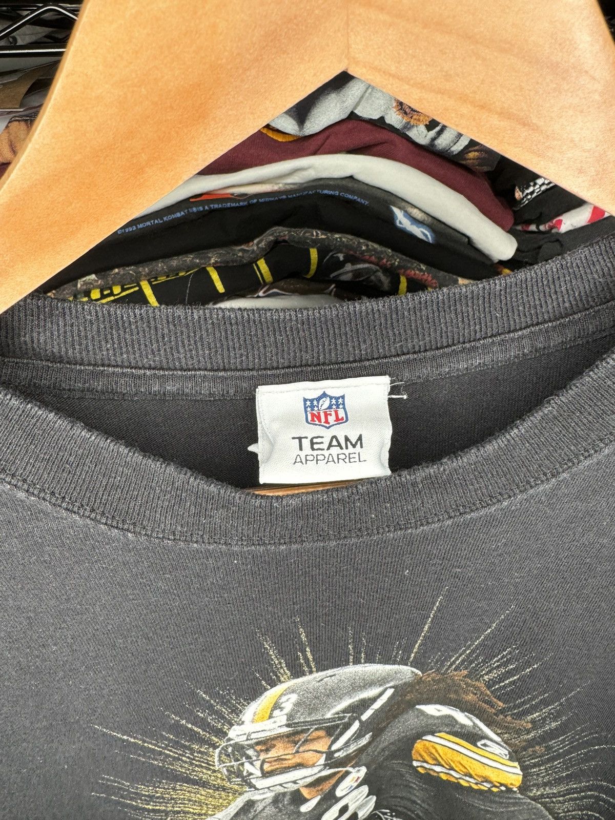 NFL × Vintage Pittsburgh Steelers Troy Polamalu NFL Team Apparel Tee Size US L / EU 52-54 / 3 - 3 Thumbnail