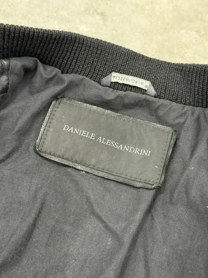 Daniele Alessandrini Daniele Alessandrini Black Bomber Leather Jacket Size US S / EU 44-46 / 1 - 9 Thumbnail