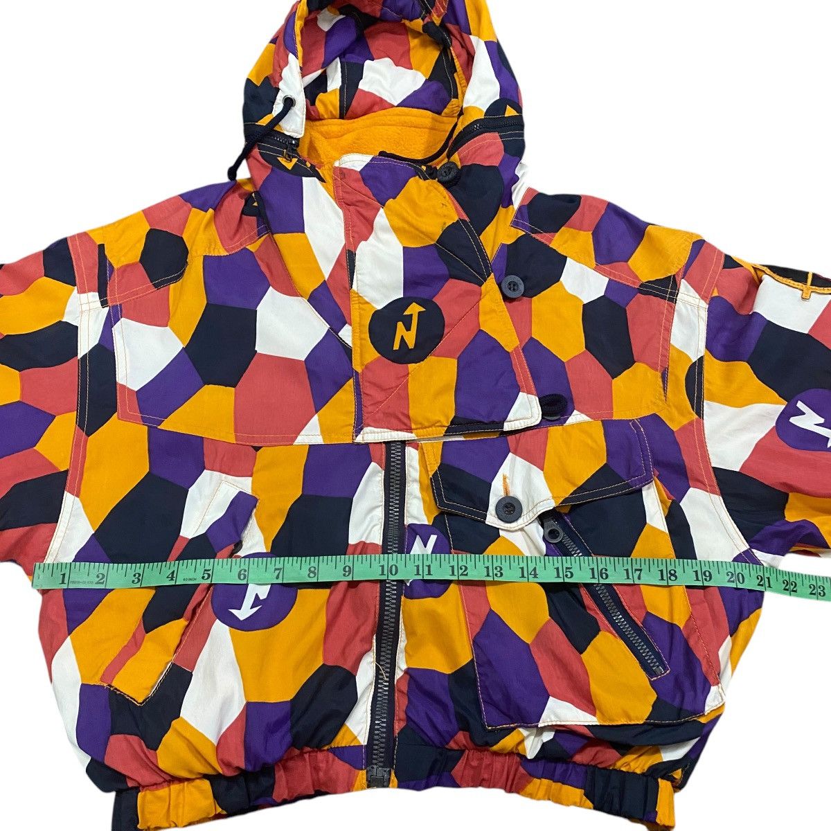 Vintage Vintage Nordica Hoodie Ski Crop Top Jacket Zipper M Size Size M / US 6-8 / IT 42-44 - 20 Thumbnail