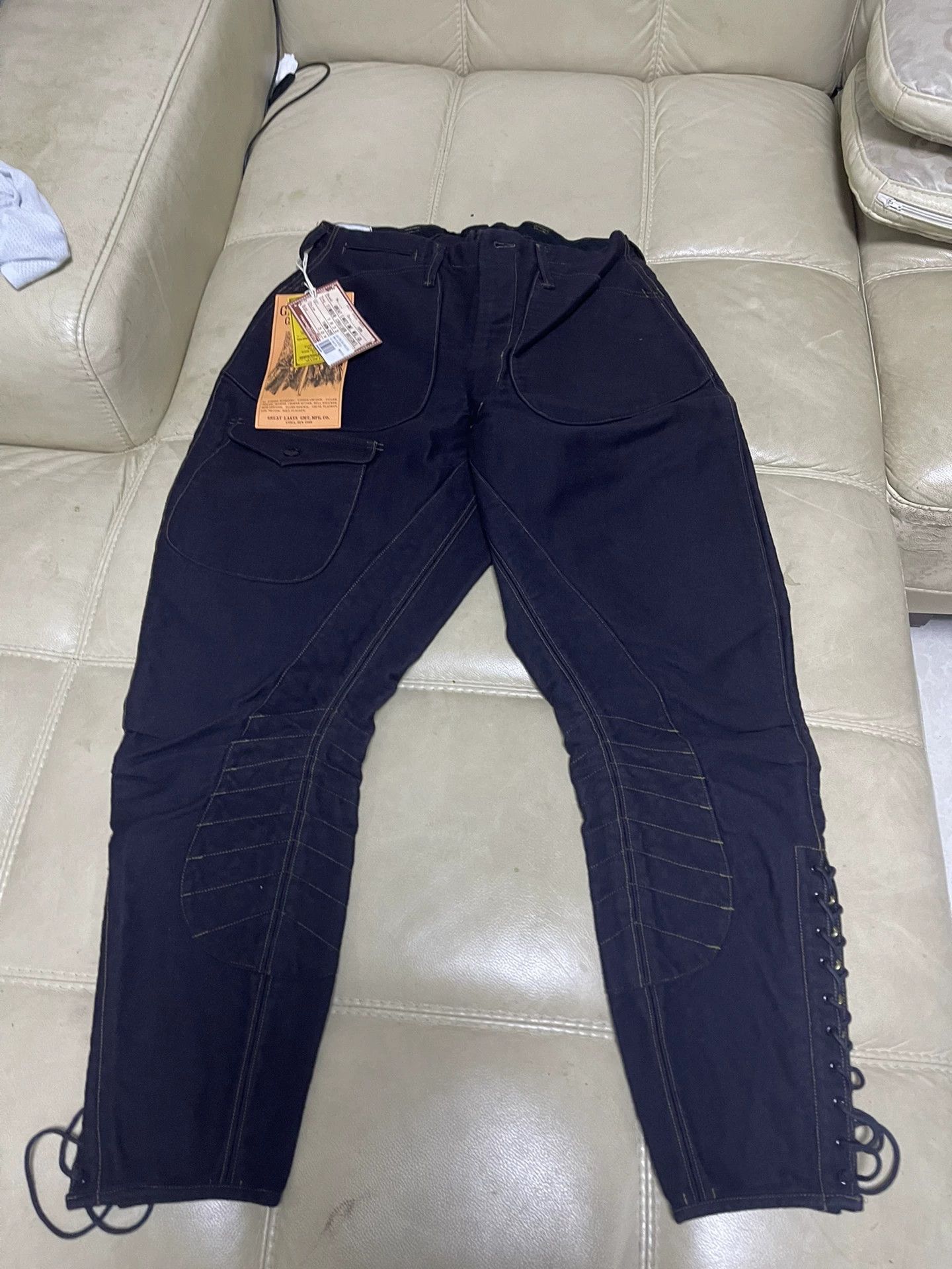 Freewheelers freewheelers timber cruiser deep blue pants Size US 28 / EU 44 - 1 Thumbnail