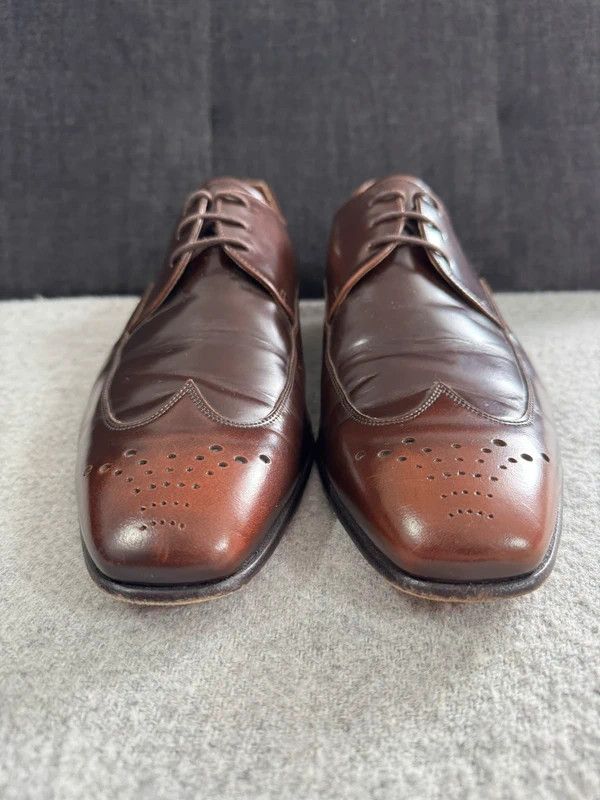 Barker Barker England Oxford Derby Leather Brown Lace Ups 9,5 44 Size US 11 / EU 44 - 5 Thumbnail
