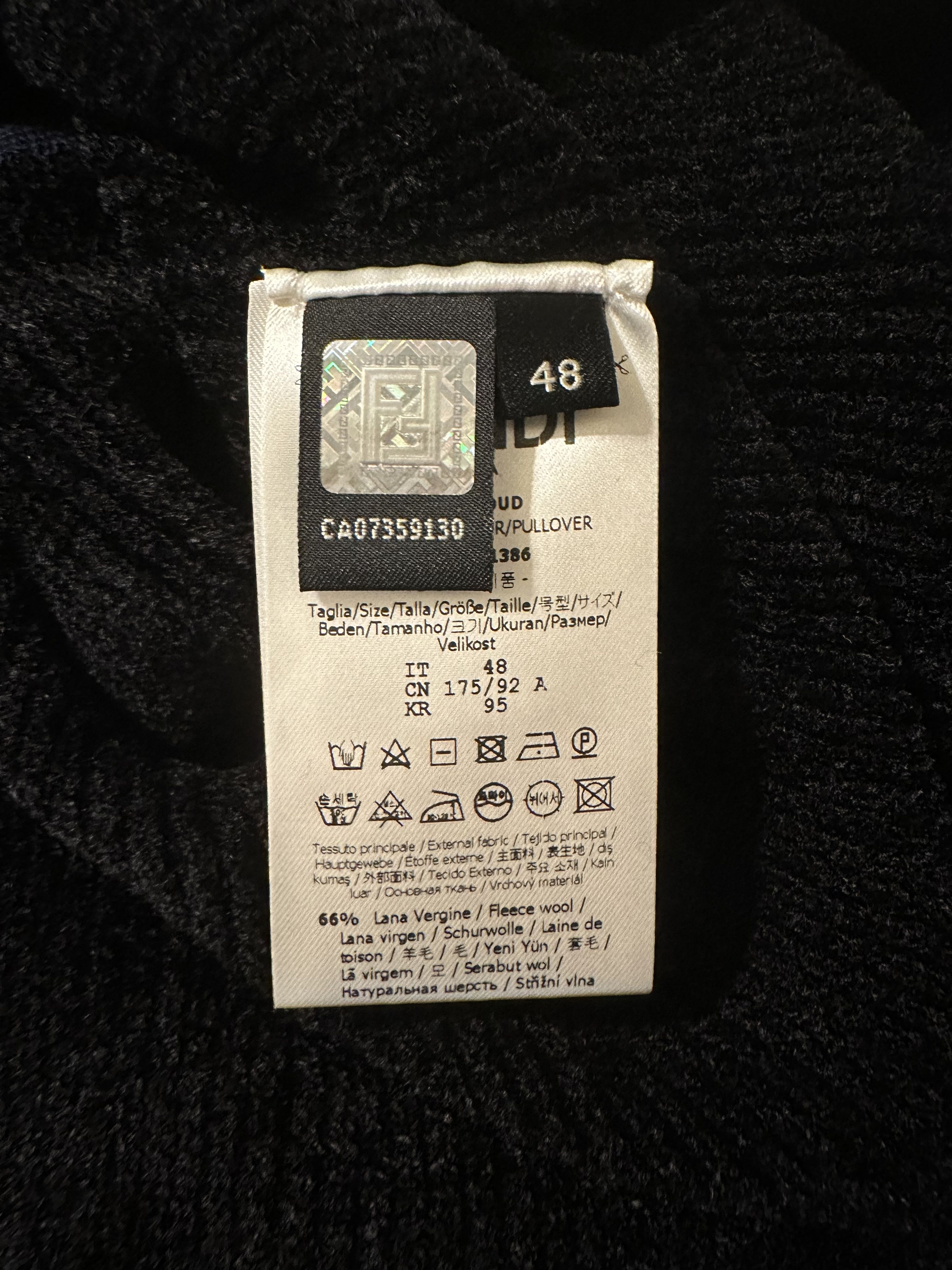 Fendi Fendi Scuba Hood Sweater Size US M / EU 48-50 / 2 - 7 Thumbnail