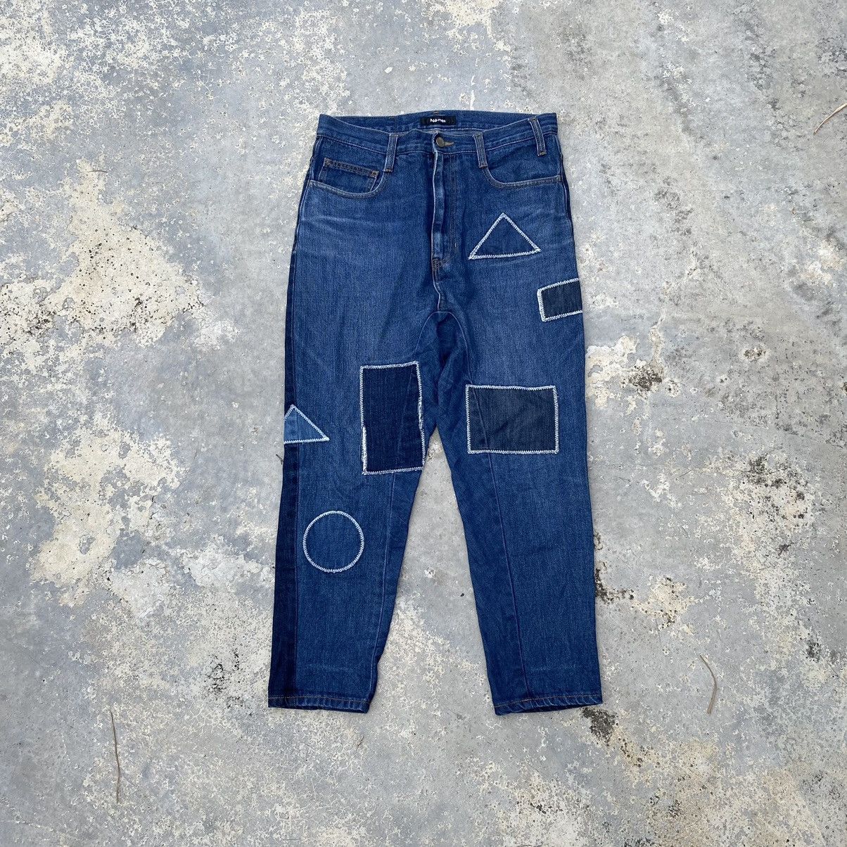 Issey Miyake × Japanese Brand × Ne-Net vintage ne-net patchwork jeans Size US 31 - 1 Thumbnail