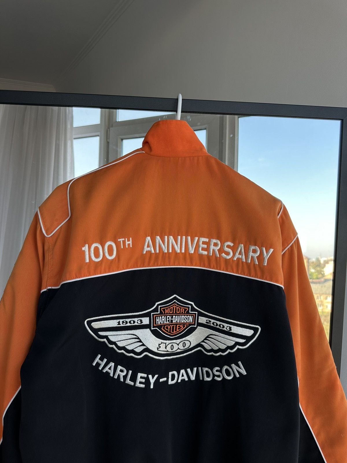 Harley Davidson Vintage Harley-Davidson Moto Racing Mens Jacket Size US M / EU 48-50 / 2 - 7 Thumbnail