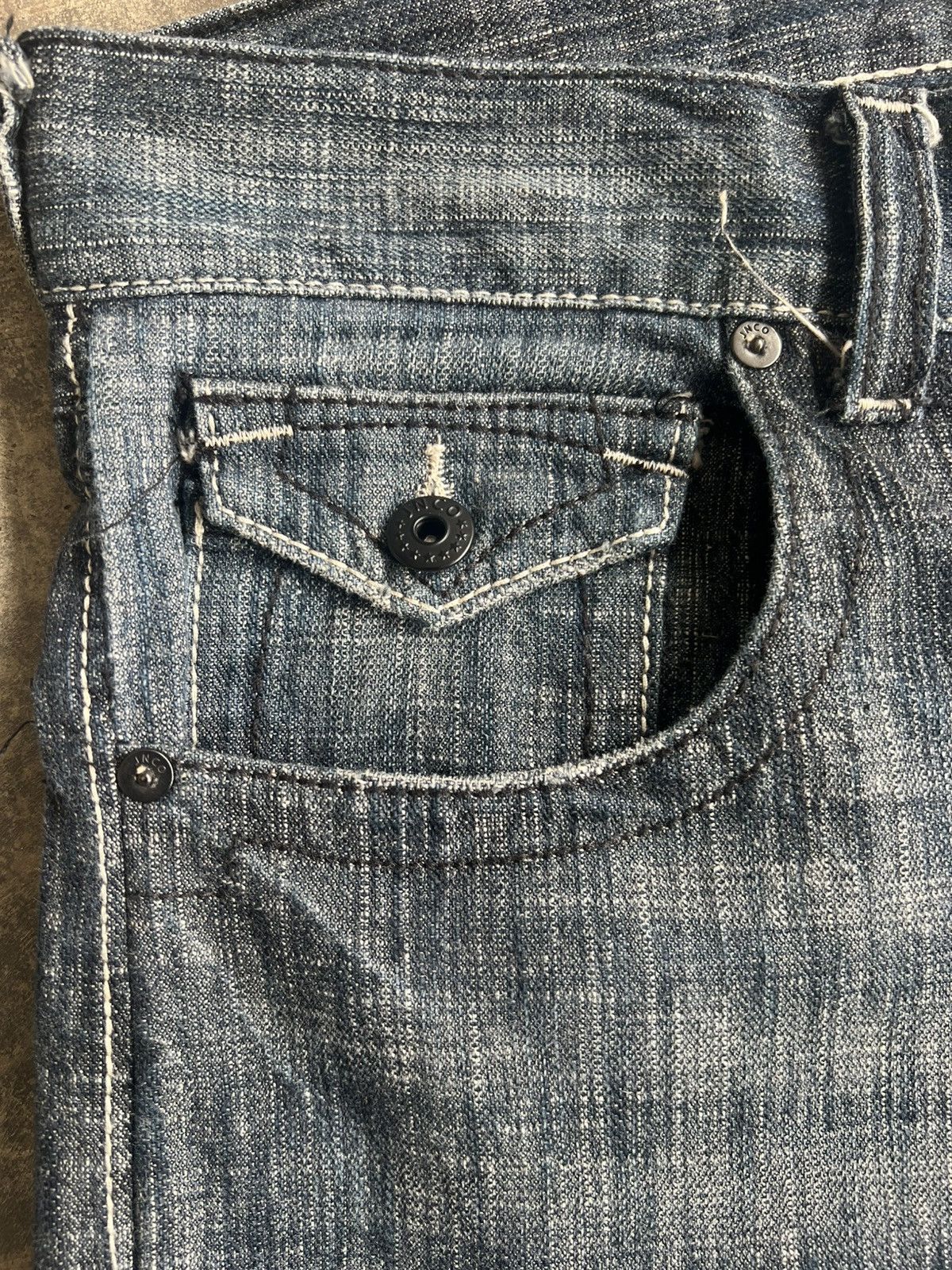 JNCO Vintage Y2K JNCO Cross Dark Wash Jeans Straight Denim Size US 32 / EU 48 - 8 Thumbnail