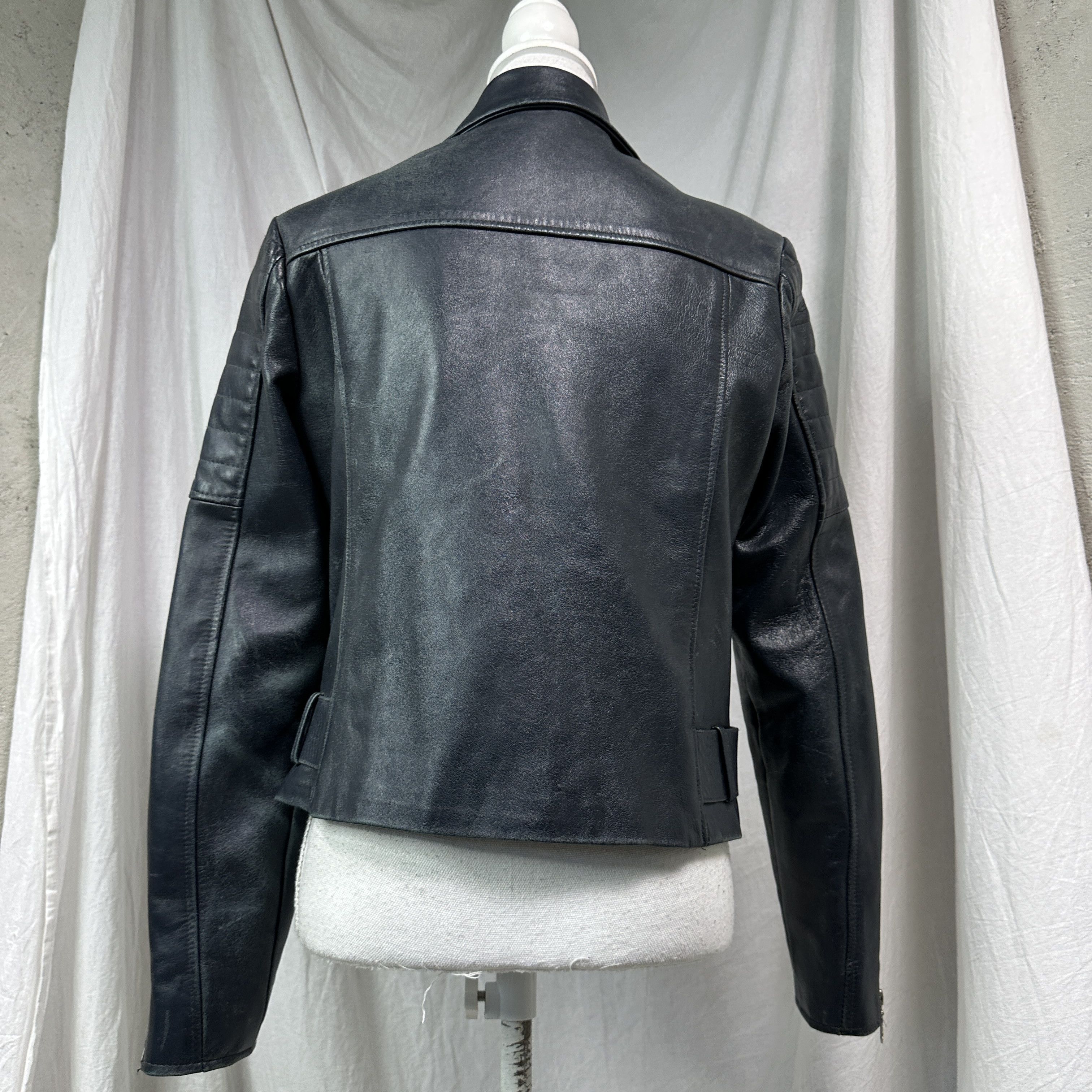 Vintage Vintage Leather Biker Moto Racing Crop Jacket 90s Size US S / EU 44-46 / 1 - 9 Thumbnail