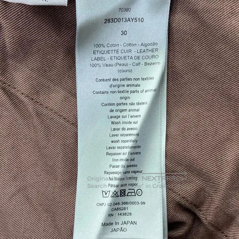 Dior Dior Burgundy Cotton Women's Shorts . Size 22" - 5 Thumbnail