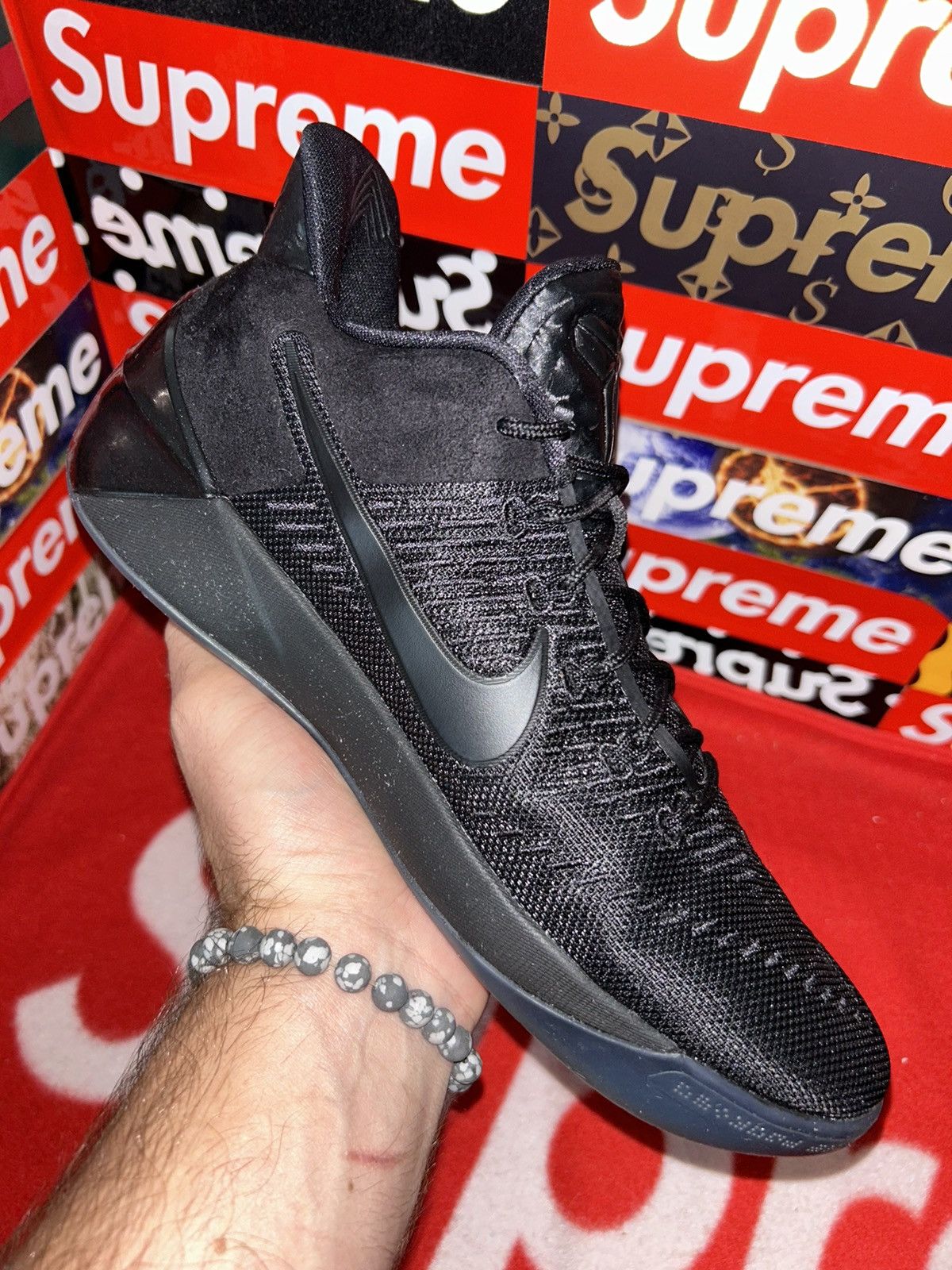 Nike Nike Kobe A.D. GS 'Triple Black' 869987-064 size 7y VNDS Size US 7 / EU 40 - 7 Thumbnail