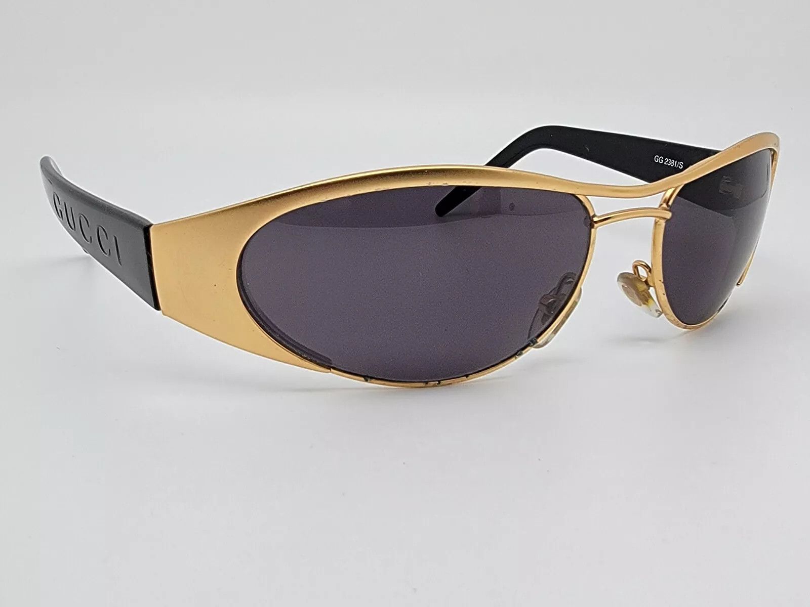 Gucci × Tom Ford × Vintage Gucci Sunglasses Logo Shield Mask Pop Vintage Size ONE SIZE - 7 Thumbnail
