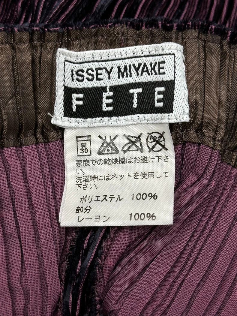 Issey Miyake Issey Miyake size:1 Purple velvet polka dot pleated pants Size 31" - 3 Thumbnail