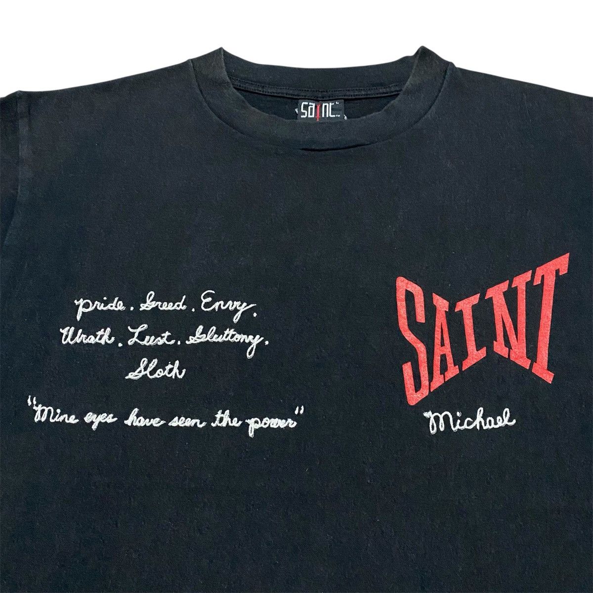Saint Michael Rare‼️🔥Saint Michael T-Shirt Size US M / EU 48-50 / 2 - 3 Thumbnail