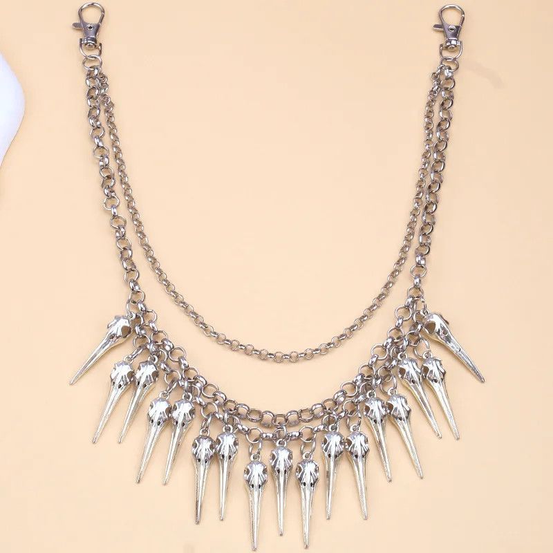 Vintage Layered Chain On The Jeans Size ONE SIZE - 1 Thumbnail