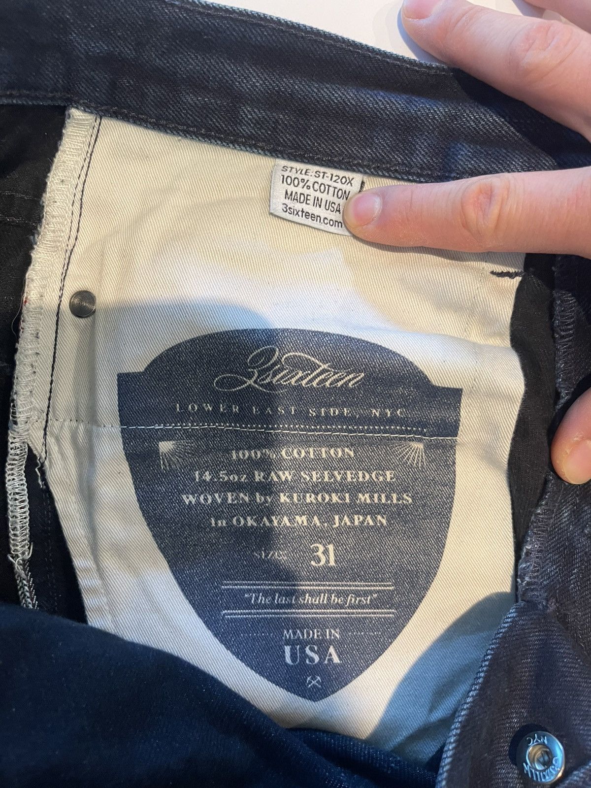3sixteen 3sixteen ST-120x Size US 31 - 3 Thumbnail